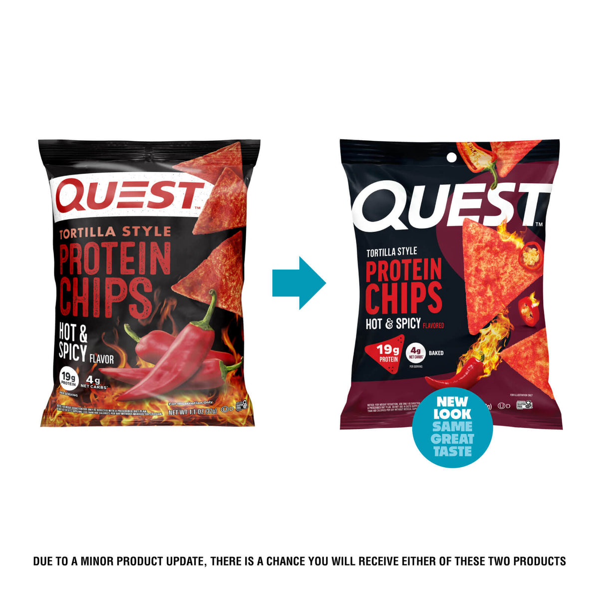 Hot & Spicy Tortilla Style Protein Chips